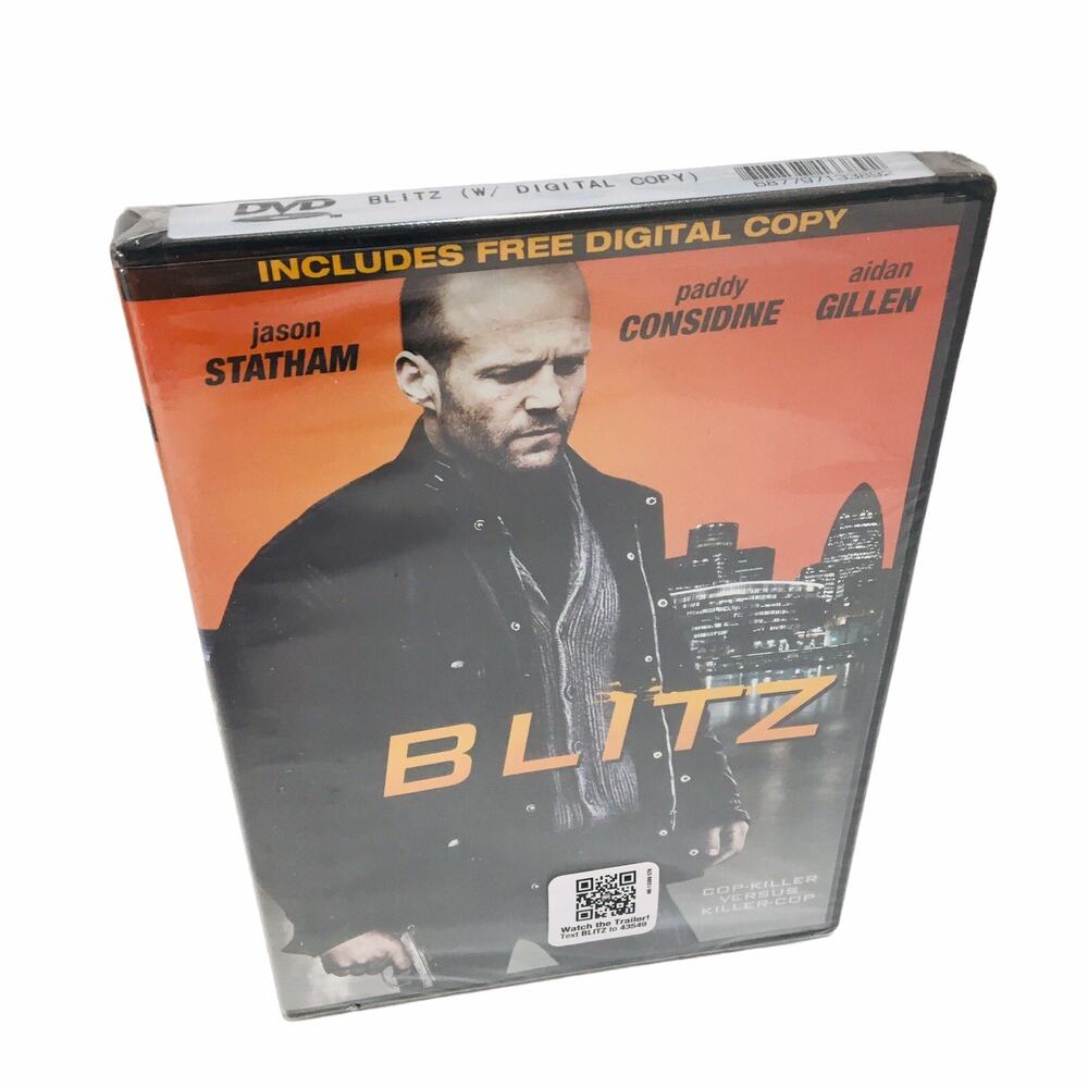 Blitz (DVD, 2011, Widescreen) Jason Statham - New includes digital copy inside